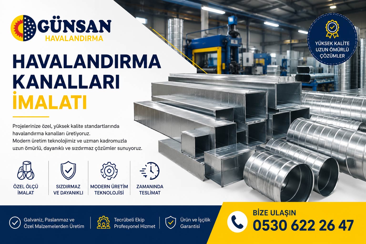 Havalandırma Kanalları İmalatı