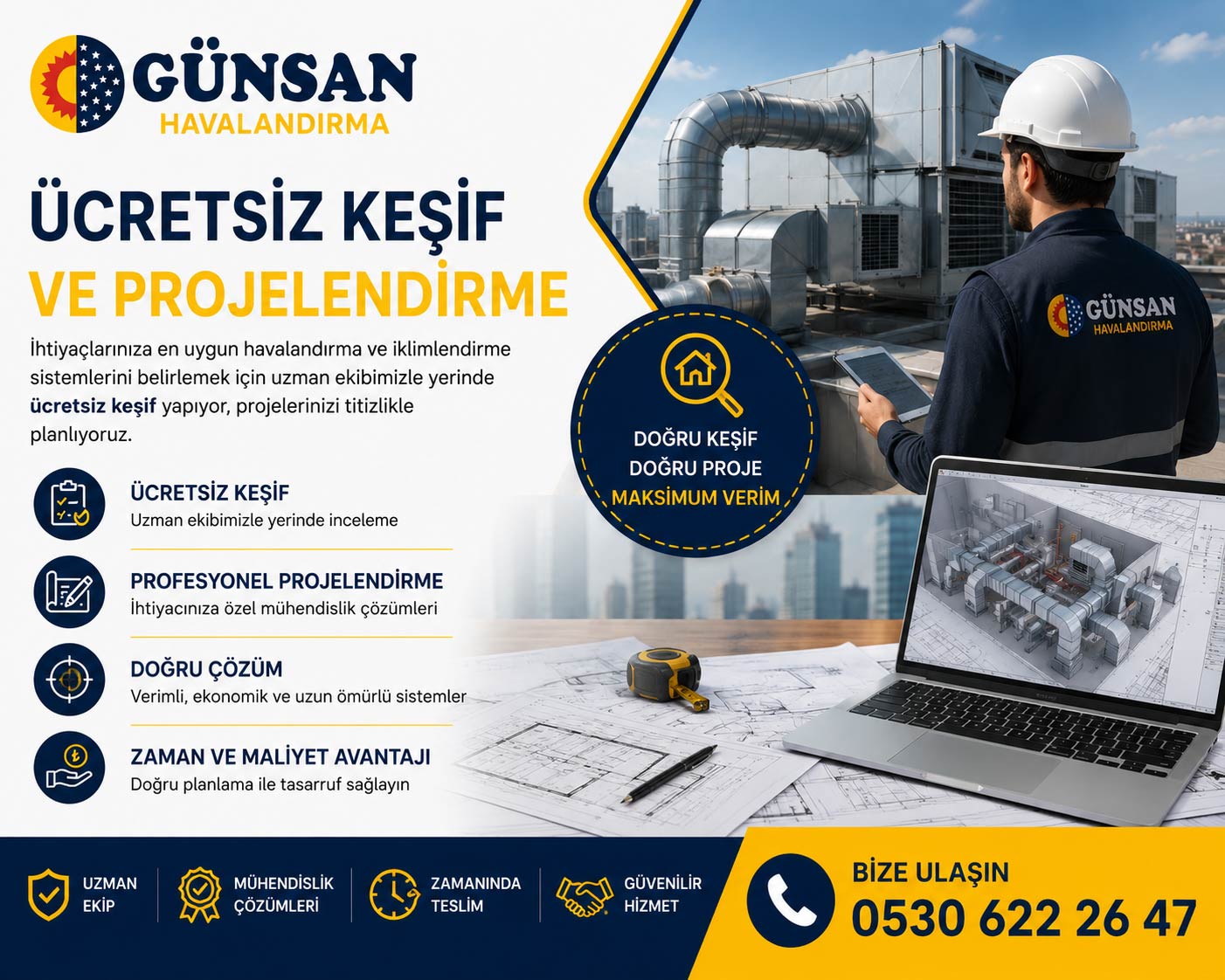 Ücretsiz Keşif ve Projelendirme